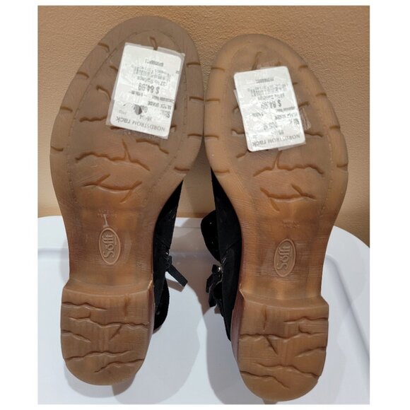 Söfft Brinkley Laser Cut Leather Bootie, BLACK SUEDE, Size 8.5M, NWT - Picture 13 of 16